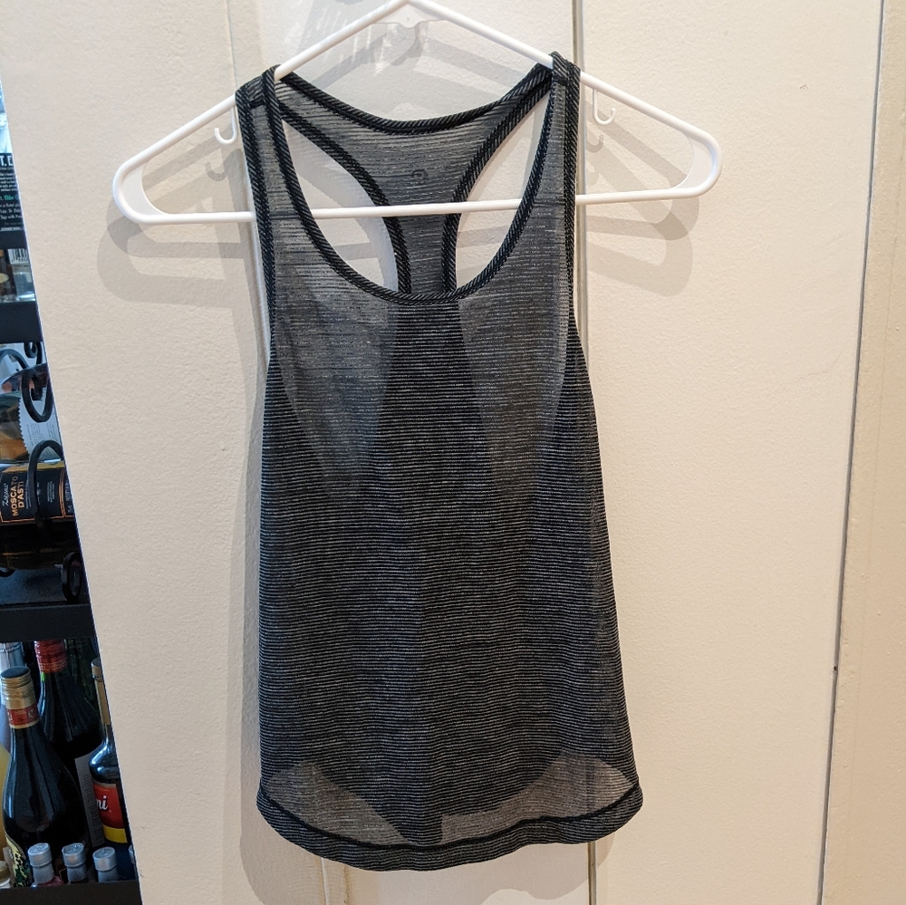 Lululemon Striped Racerback Tank, Size 2 / 4